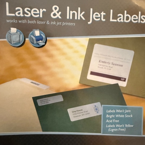 Maco Laser & Ink Jet Labels NWT - Picture 2 of 9